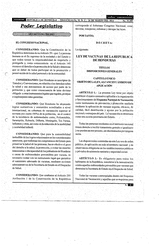Vaccine Law of the Republic of Honduras thumbnail
